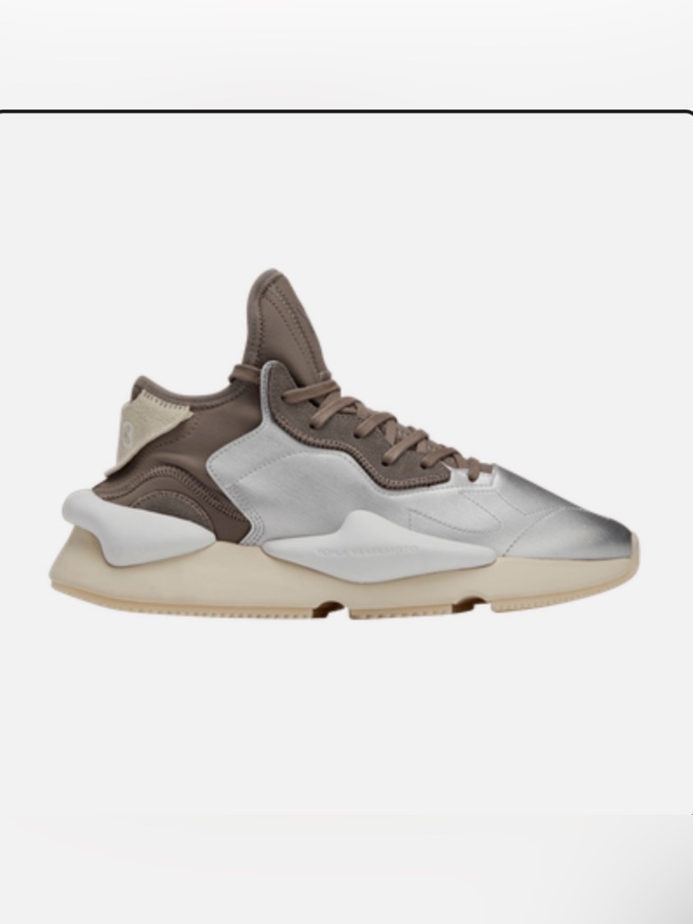 adidas Y-3 Kaiwa Silver Metallic White